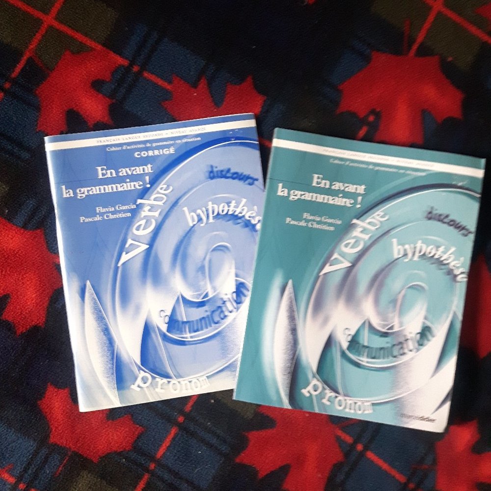 En avant la grammaire workbook and answer book